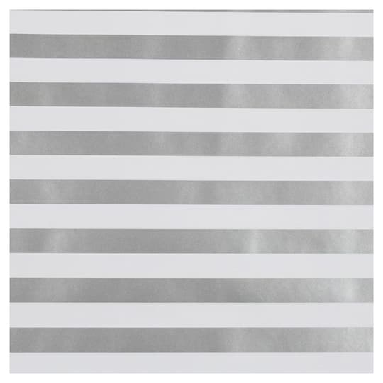 JAM Paper Premium Holiday Assorted Silver Gift Wrap, 3ct.